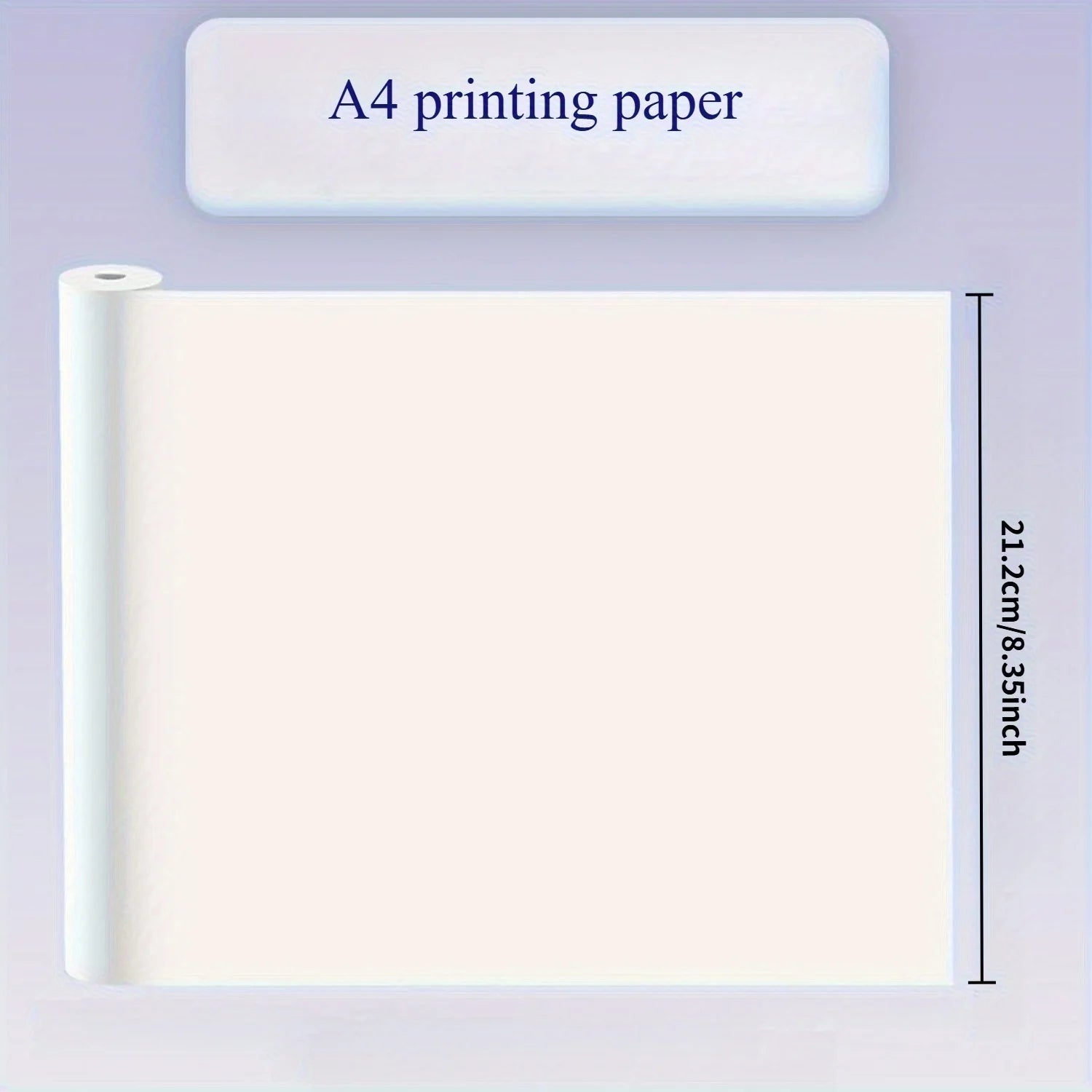 A4 Thermal Paper 21x29.7cm Quick-Dry Glossy & Clear Print Portable Printer Durable Quality Portable Printing Paper Thermal Pa