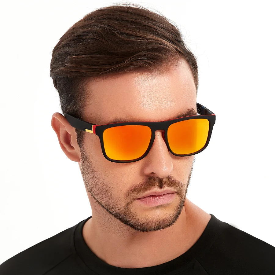 Fashion Vintage Square Sunglasses Men Women Fishing Driving Man Designer Sun Glasses Anti-Glare Retro Eyewear