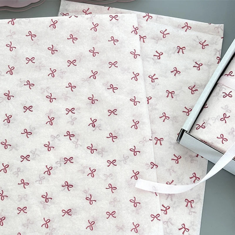 10pcs Bowknot Sydney Paper Hand-Kneaded Paper Cotton Paper Bouquet Flower Wrapping Paper Flower Wrapping Paper Cake Baking Gi