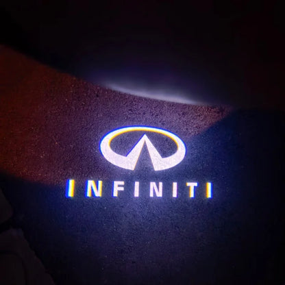 LED Emblem Lamps Car Door Welcome Logo Light for Infiniti Fx35 Q50 QX60 QX50 Q59 Q70 Q30 G37 G35 Car Goods