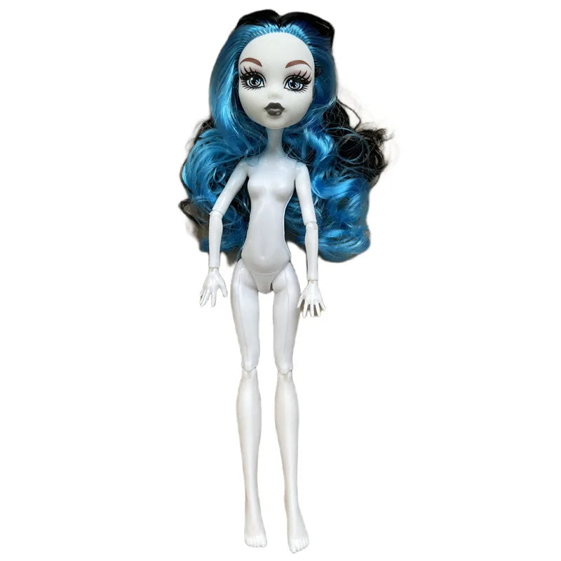 Multi-Joints Movable Doll Body Toy 23cm Doll Toy To Fit Many Heads White Green Brown Purple Monstering High Doll Body Cat hea