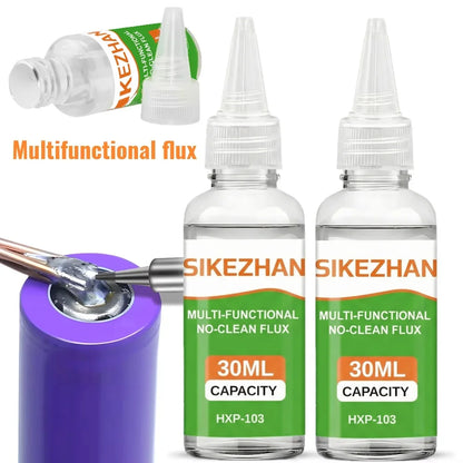 Stainless Steel Liquid Soldering Flux No-Clean Welding Fluid for Nickel Copper Iron 18650 Battery PCB Repair