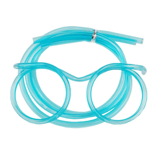 1 Piece Funny Glasses, Soft Plastic Straw Drinking Toys For Parties, Kids