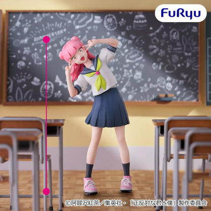 Original Furyu You and I Are Polar Opposites Anime Suzuki Miyu Muchute Action Figurine Toys PVC Model Figuarts Collection