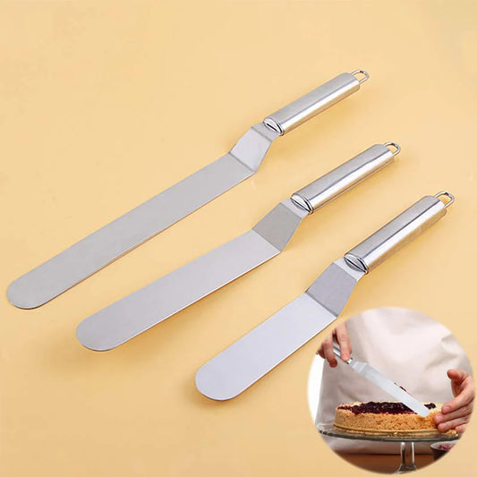 Stainless Steel Baking & Pastry Tools Portable Cream Spatula Cake Butter Kitchen Pastry Cake Decoration Tools Kitchen Gadgets