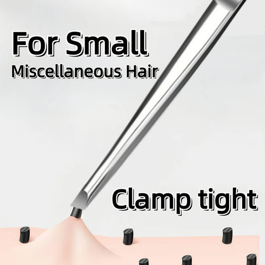 Stainless Steel Tweezers Tool Suitable for Eyebrow Eyelash Application Beard & Mustache Trimming False Eyebrow Applicator Gif