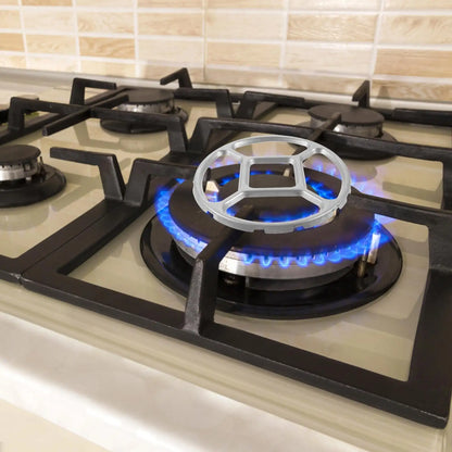 Auxiliary Support Small Pot Wok Steamer Rack Stand Gas Burner Utensils Stovetop Grill Ring Electric Alloy Stoves for Kitchens