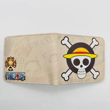 Anime One Piece Monkey D Luffy Roronoa Zoro Stylish and Simple Foldable Wallet Student Coin Purse Cute Things for Girls - 2