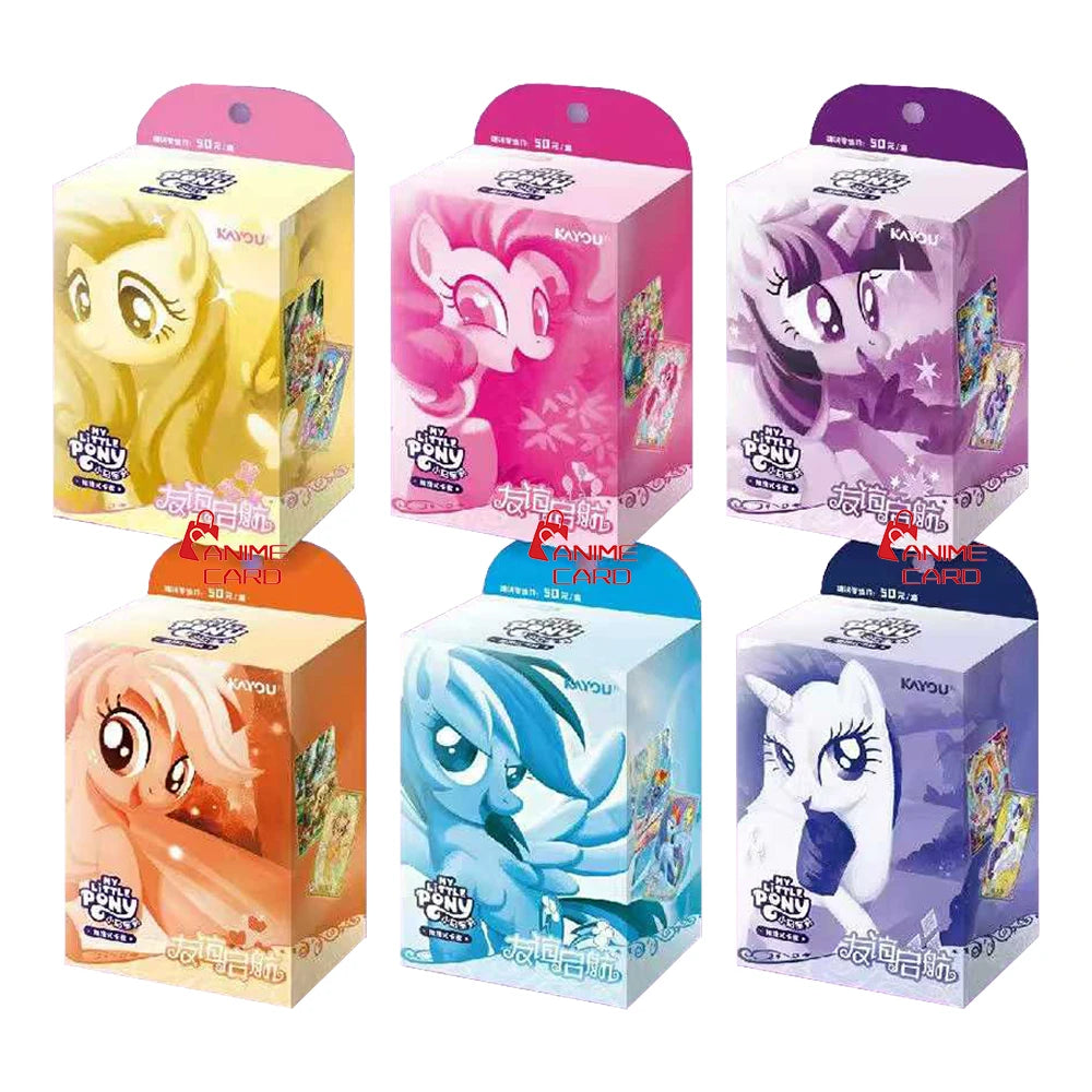 KAYOU Genuine My Little Pony Card 40th Anniversary Limited Friendship Eternal Card Rare SC SGR Cards Toy Gift Princess Card -