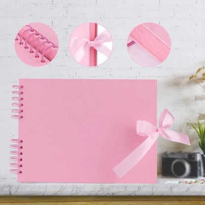 11.5 x 8.5-inch Scrapbook Album, Wedding Guest Book, Anniversary Memory Scrapbook, Wedding Photo Album & DIY Craft Album