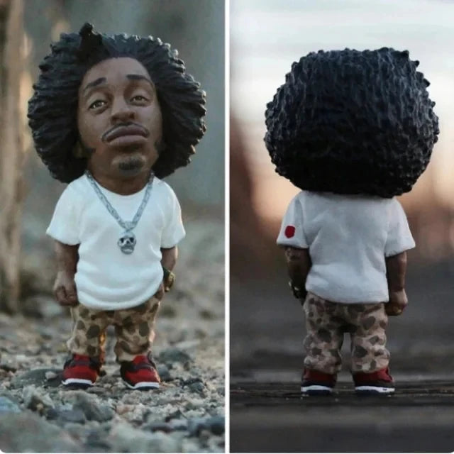 Fashion Tupac Rapper Figure Hip Hop Star Guy Pac Snoop Dogg Figurine Cool Stuff Figures Collection Model Creative Statue - hi