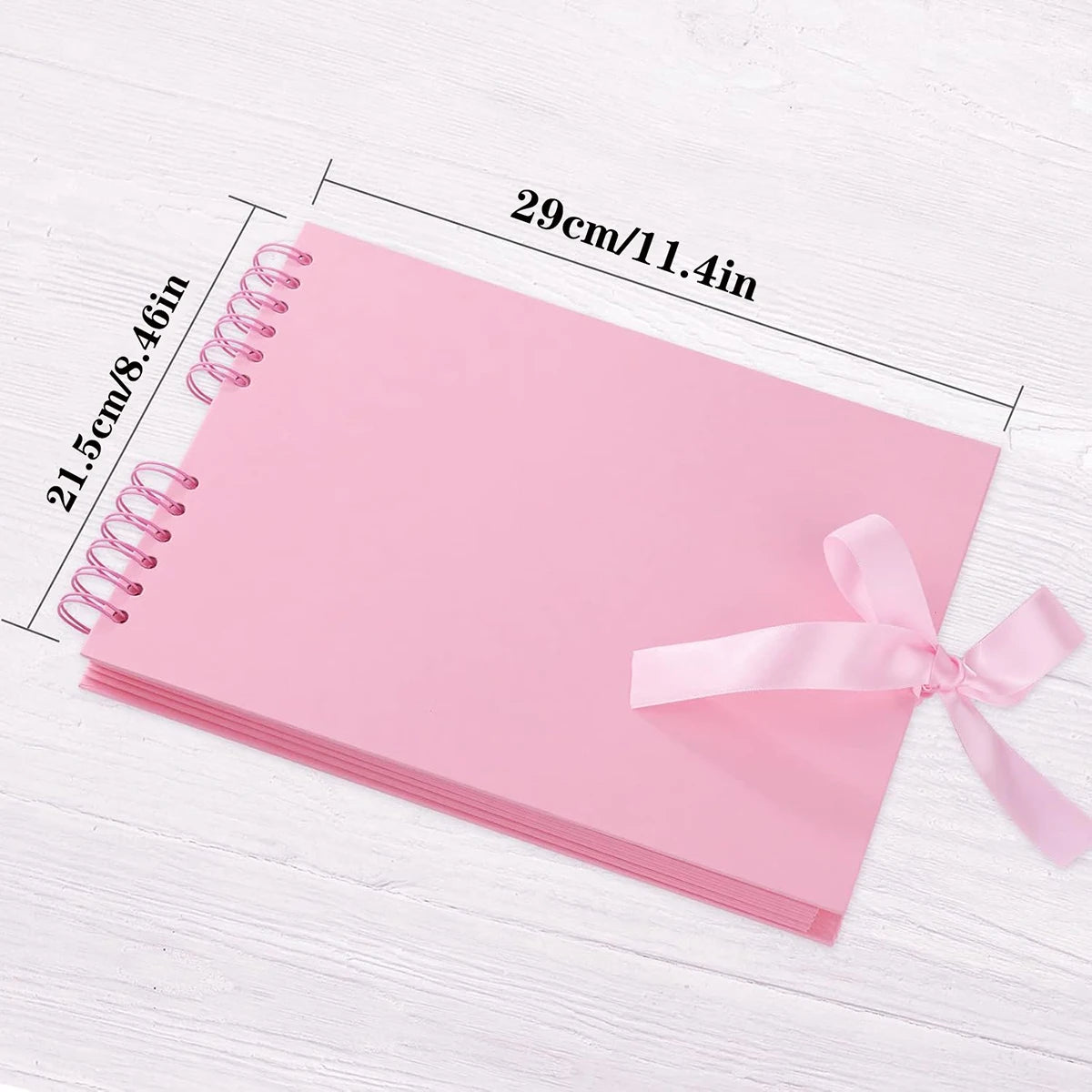 11.5 x 8.5-inch Scrapbook Album, Wedding Guest Book, Anniversary Memory Scrapbook, Wedding Photo Album & DIY Craft Album