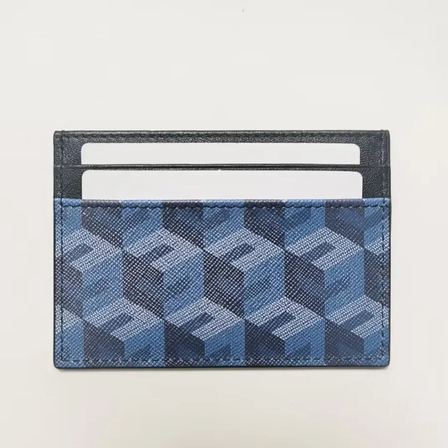 New Trendy 3D Pattern Genuine Leather Card Holder Multi-Functional Small Size for Men And Women Card Protector Coin Purse