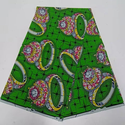 2024 6 Yards 100% Cotton Veritable Wax Pagne African Super Real Holland Wax VL Original Batik Lace Dress Dutch Loincloth