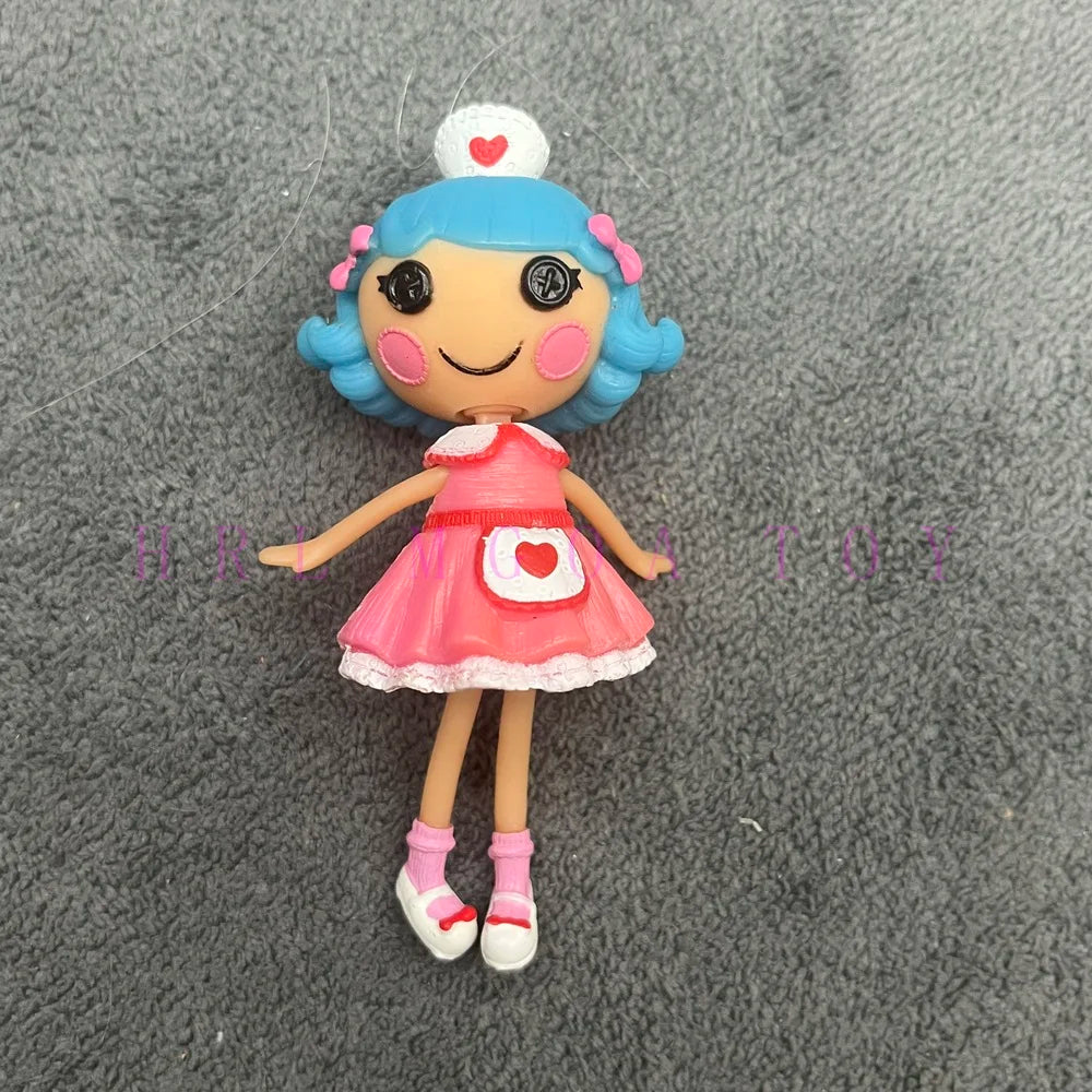 Original Lalaloopsy 8-10cm Little Sister and Pet Dolls PVC Holiday Gift Collection Pvc Toys - A24-1PC