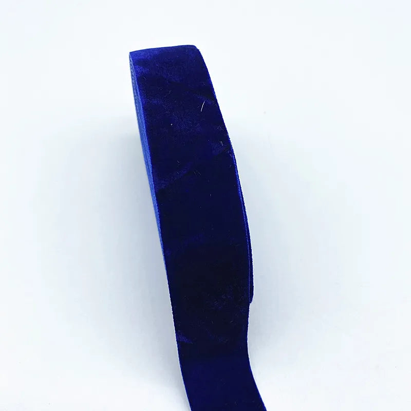 New 6-38mm Colour Single Face Line Velvet Ribbon for Bowknot Christmas Ribbon Party Decorations
