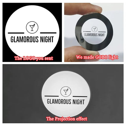 Customized Logo Lens High-Definition Replaceable Lens for LED Projector Personalized Logo Projection Accessory