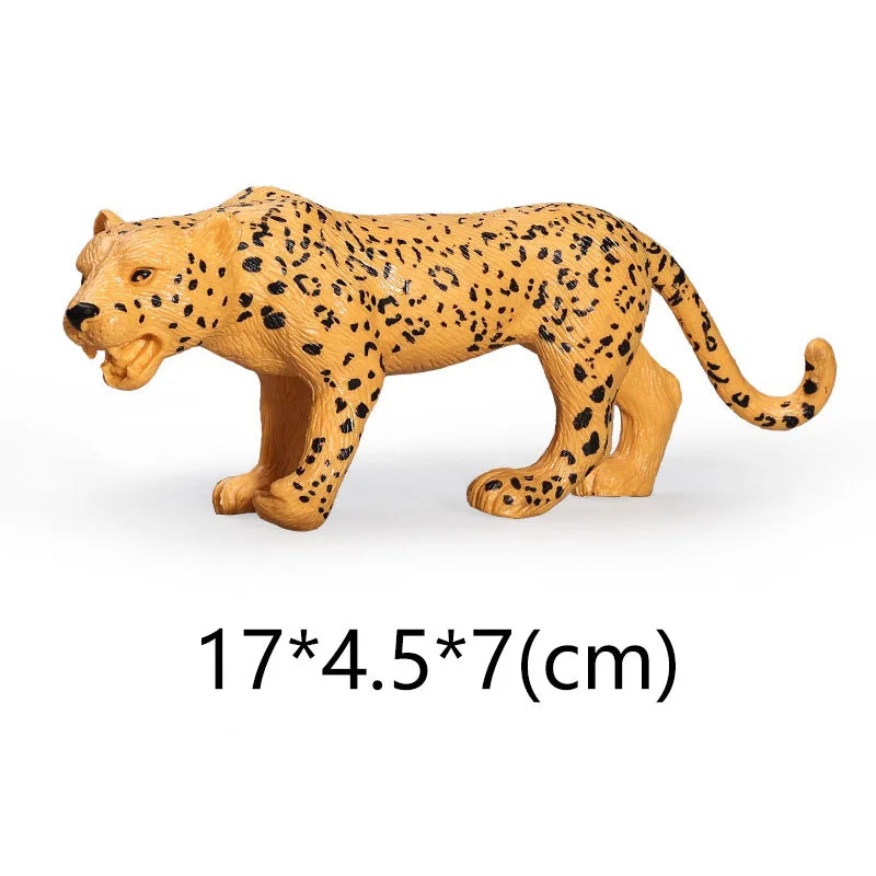 NEW Wild Animal Zoo Tiger Kangaroo Elephant Snake Bear Deer Koala Squirrel Model Figurine Collecta Toy Figures Gift for Child