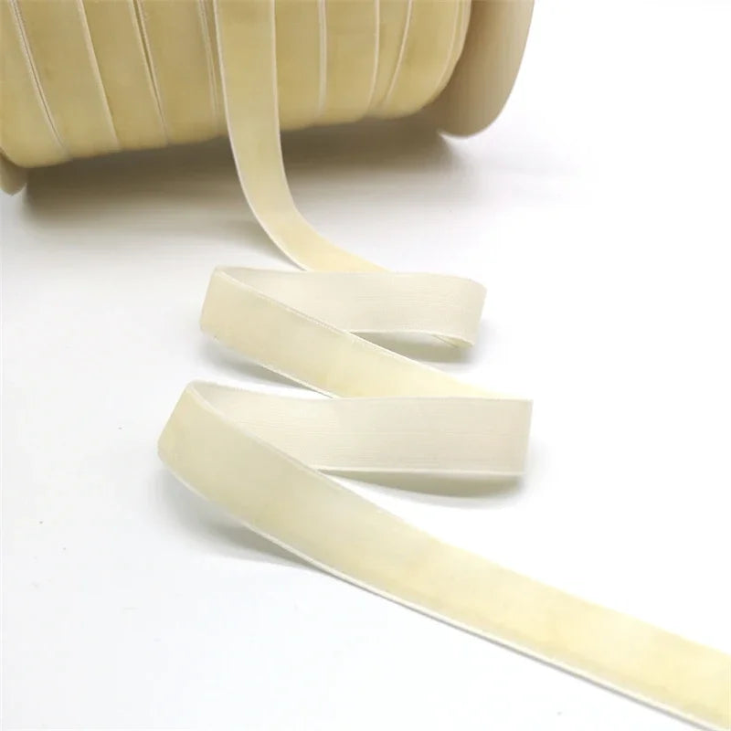 5 Yards 6-25mm Velvet Ribbon Wedding Party Decoration Handmade Ribbon Gift Wrapping Hair Bowknot DIY Christmas Ribbon