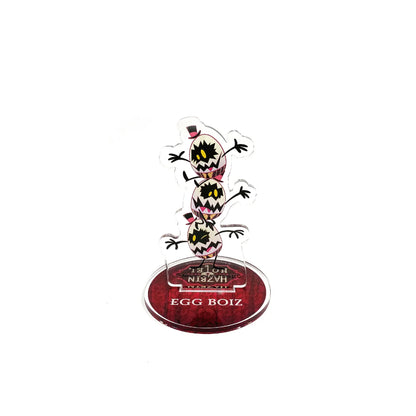 Anime Figurine Hazbin Hotel Acrylic Standee Alastor & Angel Desk Display Figure, Collectible Acrylic Stand, Gift for Fans