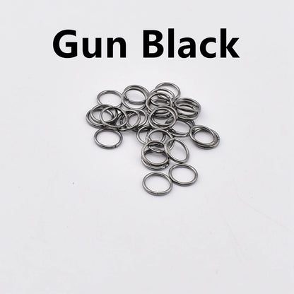 100-200Pcs/Lot 3-8mm Single Loop Open Jump Rings Split Rings Connectors For Jewelry Making Supplies Diy Handmade Accessories 