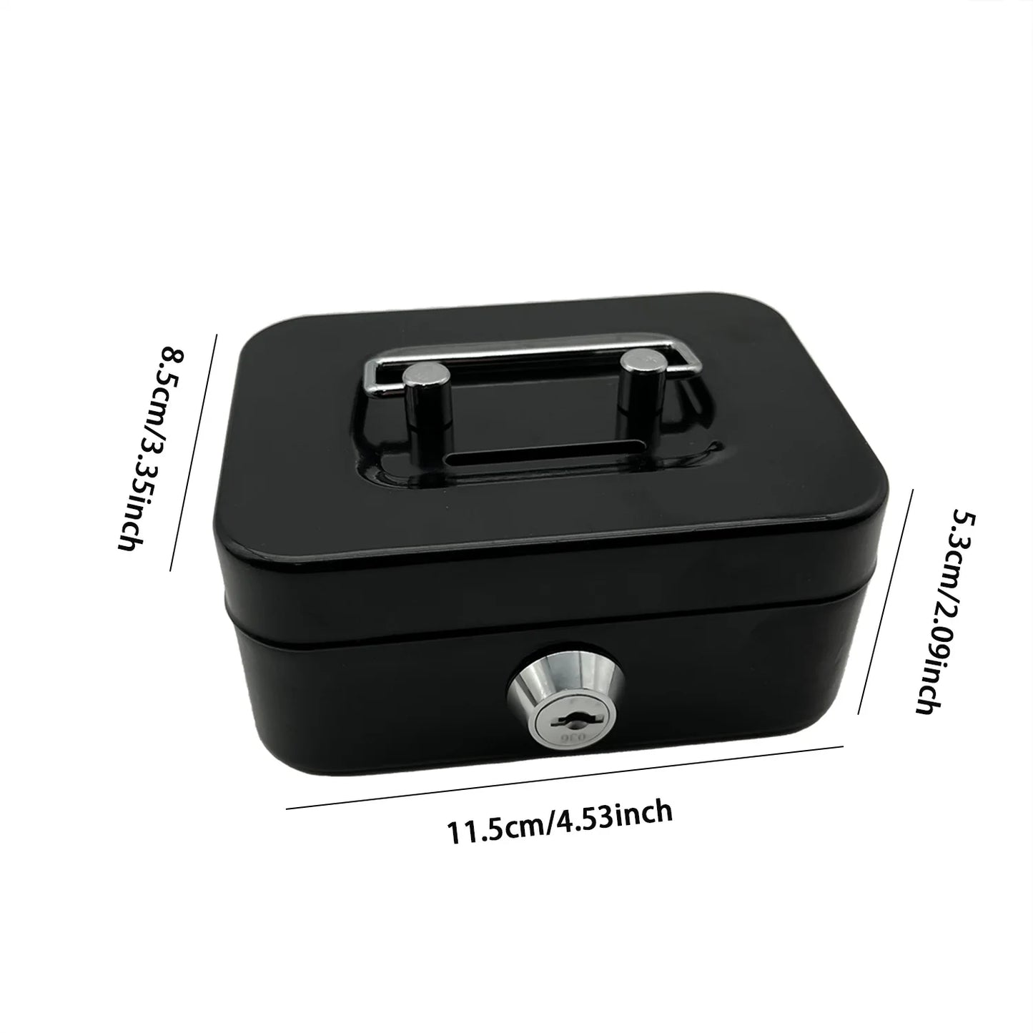 New creative portable piggy bank storage box small size with key storage box coin box with lock piggy bank