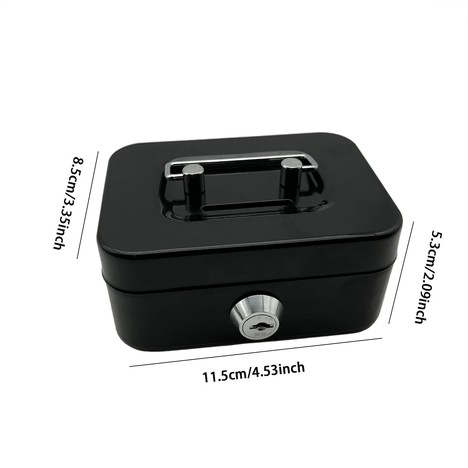 New creative portable piggy bank storage box small size with key storage box coin box with lock piggy bank