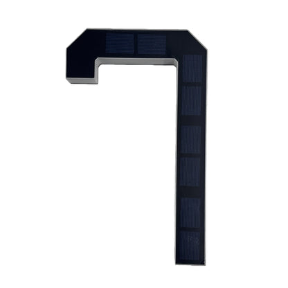 Personalized Solar Powered Address Number Waterproof Modern Address Number for Outside House Light Up Courtyard Hotel Bar - 7