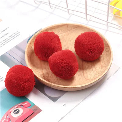 Multi Size Pom Piel 15mm/20mm/25mm/30mm/40mm Soft Pompones Fluffy Plush Crafts DIY Pom Pom Bal Wedding Sewing Party Accessori
