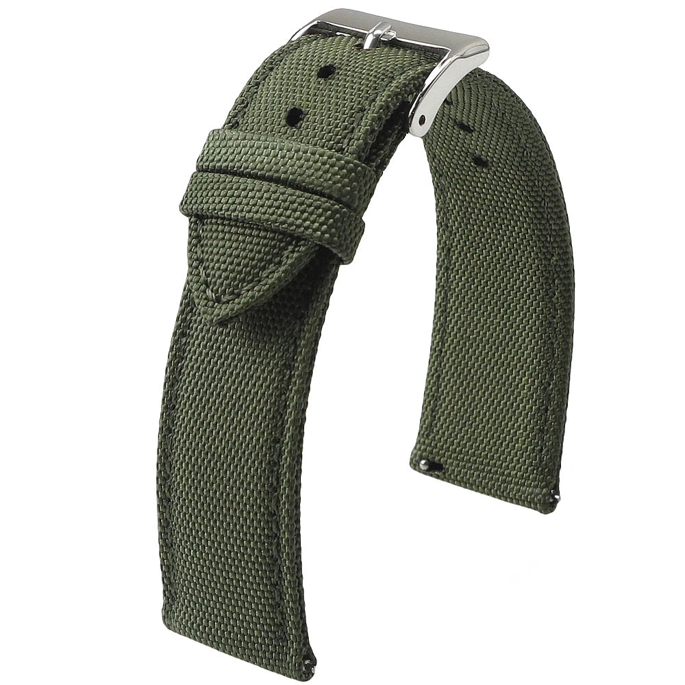 18mm 19mm 20mm 21mm 22mm 24mm Waterproof Sailcloth Watch Strap Two-Sided Nylon Watchband Quick Release Band Sport Belt For Me