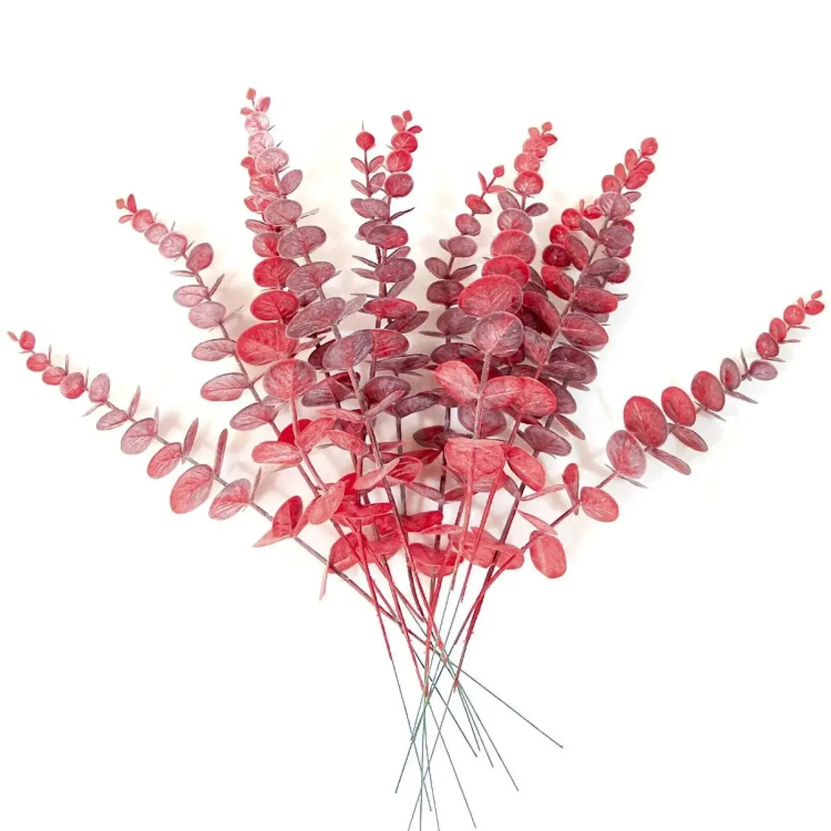 10pcs Eucalyptus Stems Artificial Eucalyptus Leaves for Home Flowers Bouquet Centerpiece Wedding Decoration Christmas Decor -