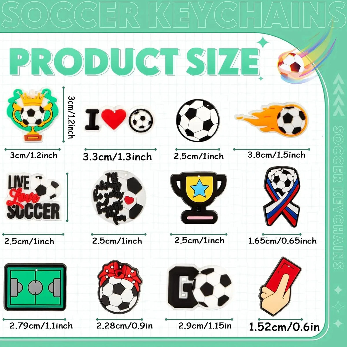 Soccer Party Favors Football Theme Bracelets Keychain Pin Ball Maze Game Gifts Birthday Party Pinata Fillers Christmas Gift -