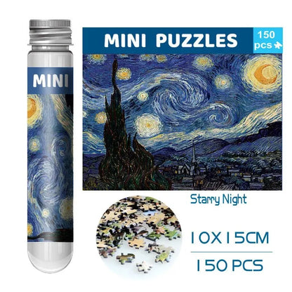 150pcs Test Tube Jigsaw Puzzle World Famous Painting Van Gogh The Starry Night Christmas Gift - The Starry Night