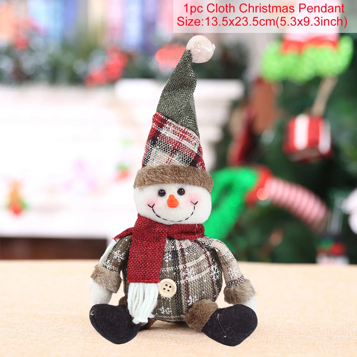 Santa Claus Doll Chirstmas Decorations Home 2025 Decor Table Elk Doll Christmas Ornaments Xmas Navidad Gifts Happy New Year 2