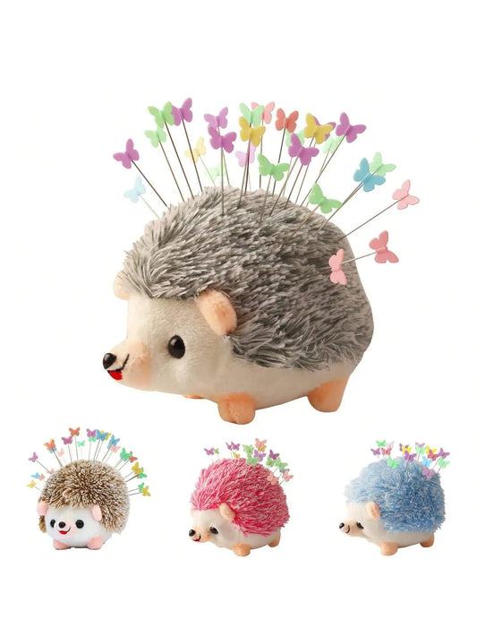 1 Pcs Hedgehog Shape Pin Cushion, Cute Pincushions Lovely Needle Cushions Pins Holder Sewing Accessories Supplies for Quiltin