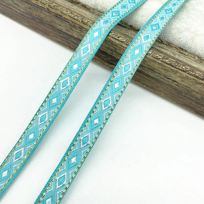 Lace Trim, Vintage Ethnic Lace Tape 2 Yards, 13mm Wide for Sewing, DIY Crafts, Lace Projects, Scrapbooking, Floral Tape - 04