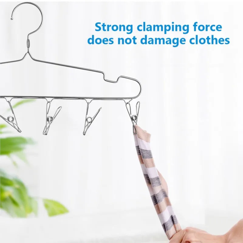 Clothespins Stainless Steel Clips Clothes Pegs Household Washing Hang Laundry Metal Home Storage Tool 10/20/40Pcs Clothes Peg