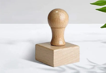 Custom Wooden Stamp Seal Personalized Logo Wedding Party Packaging Stamp Company Address&Name Self Inking Rubber Stamp Artwor