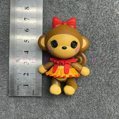 Original 8-10cm Can Choose Lalaloopsy Little Sister and Pet Dolls PVC Holiday Gift Collection Pvc Toys - A37-1PC