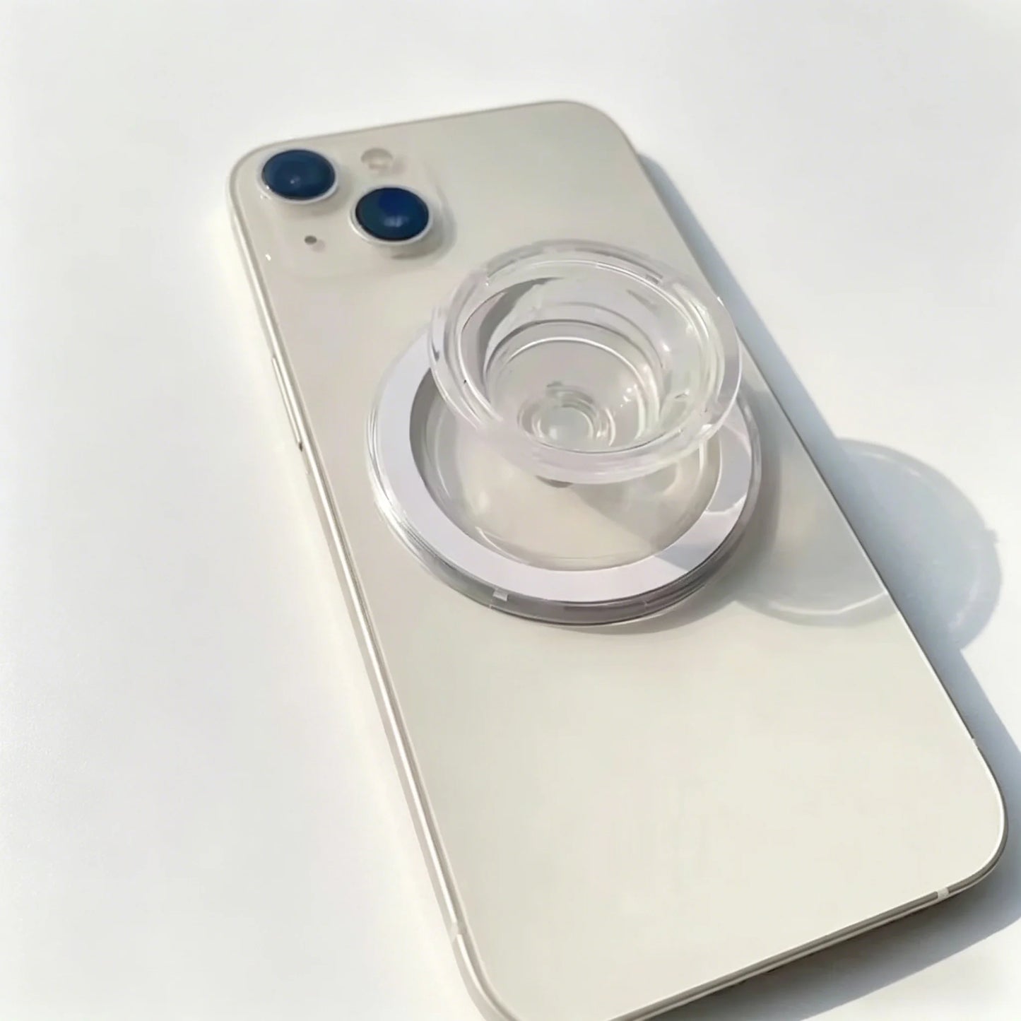 Magnetic Safe Ring Finger Expanding Stand Folding Mobile Phone Grip Holder Socket Pocket Support for iPhone Mac Samsung Xiaom