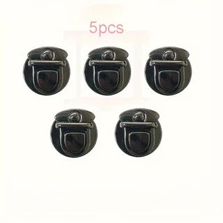 5Pcs Women's Lock Clasp - DIY Craft Hand Bags Clasp - Metal Snap Clasp Locks - Wallet Fasteners - Wallet Buckle