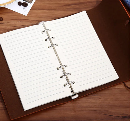 45 Sheets A5 A6 A7 Loose Leaf Notebook Refill Spiral Binder Inner Page Line Blank craft Grid Inside Paper Stationery