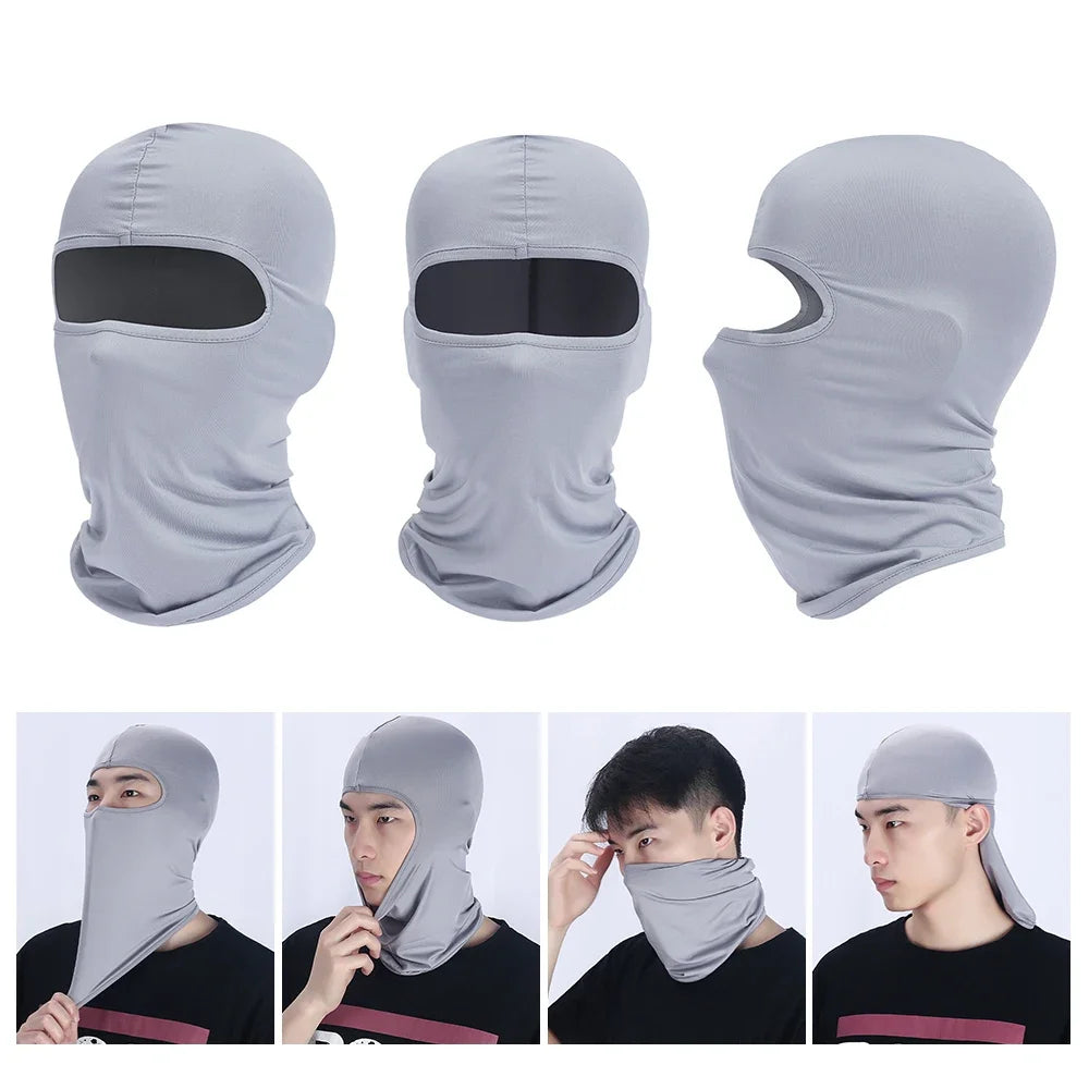 Tactical Balaclava Full Face Mask Hiking Cycling CS Camping Hunting Cap Bike Head Cover Summer Men Women Ski Mask