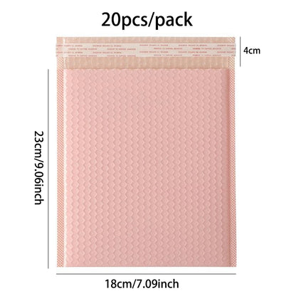 Pearlescent Bubble Mailers Padded Envelopes, Self-Adhesive Waterproof Shipping Bags with Foam Lining for Packaging and Mailin