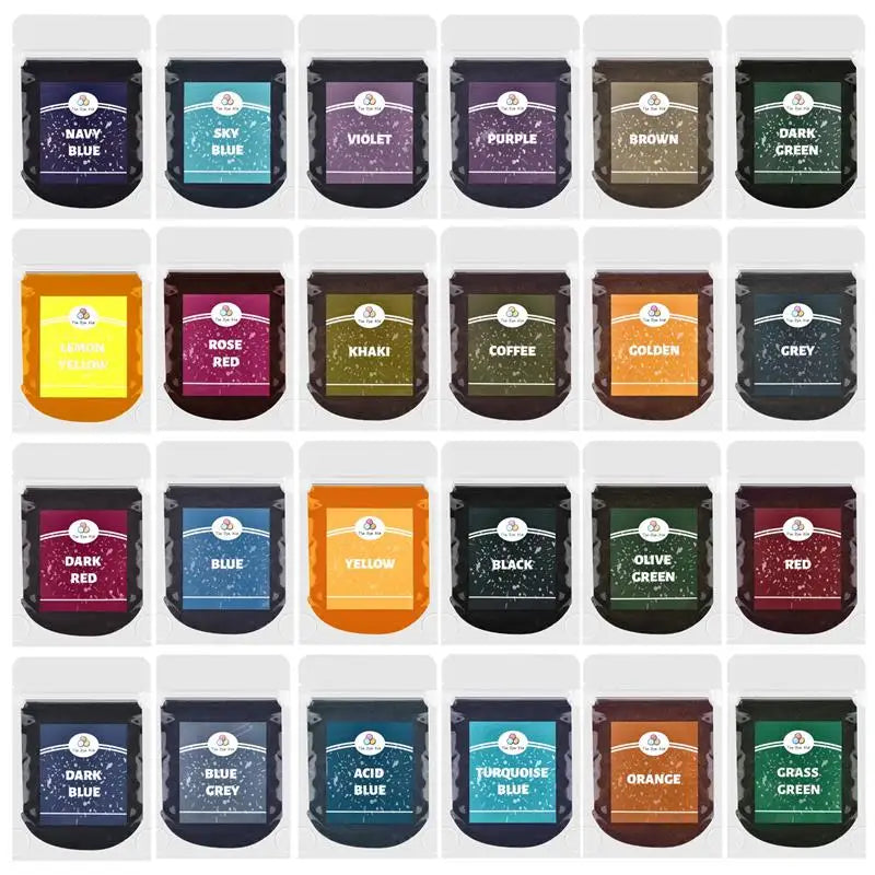 10g Powder Dye Fabric Dyes Textile Dyeing Garment Tie Dyeing Cotton Nylon Multifunctional Pigment For Old Clothes Refurbishme