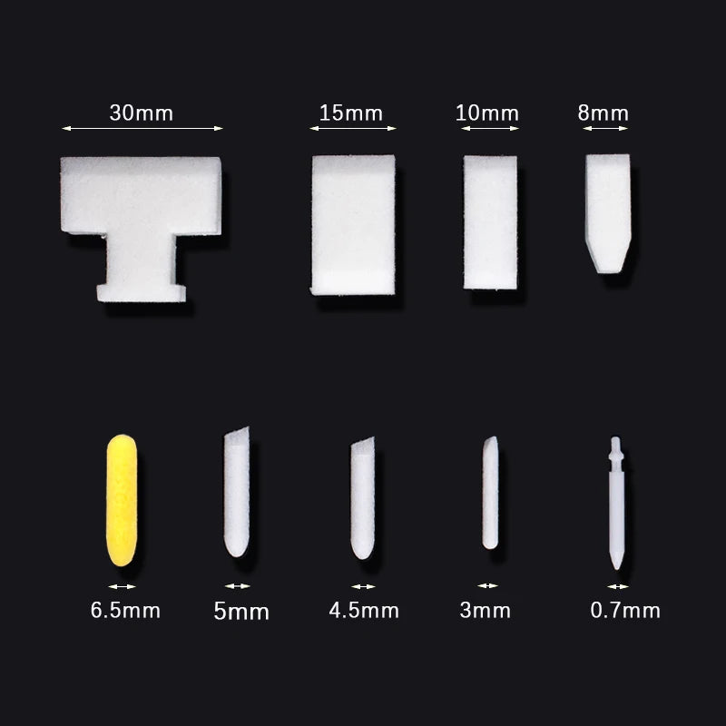5pcs/lot Polyester Nibs for 3mm 5mm 6.5mm 8mm 10mm 30mm Barrels Tube Liquid Chalk Markers Paint Pen Accessories Replaceable N