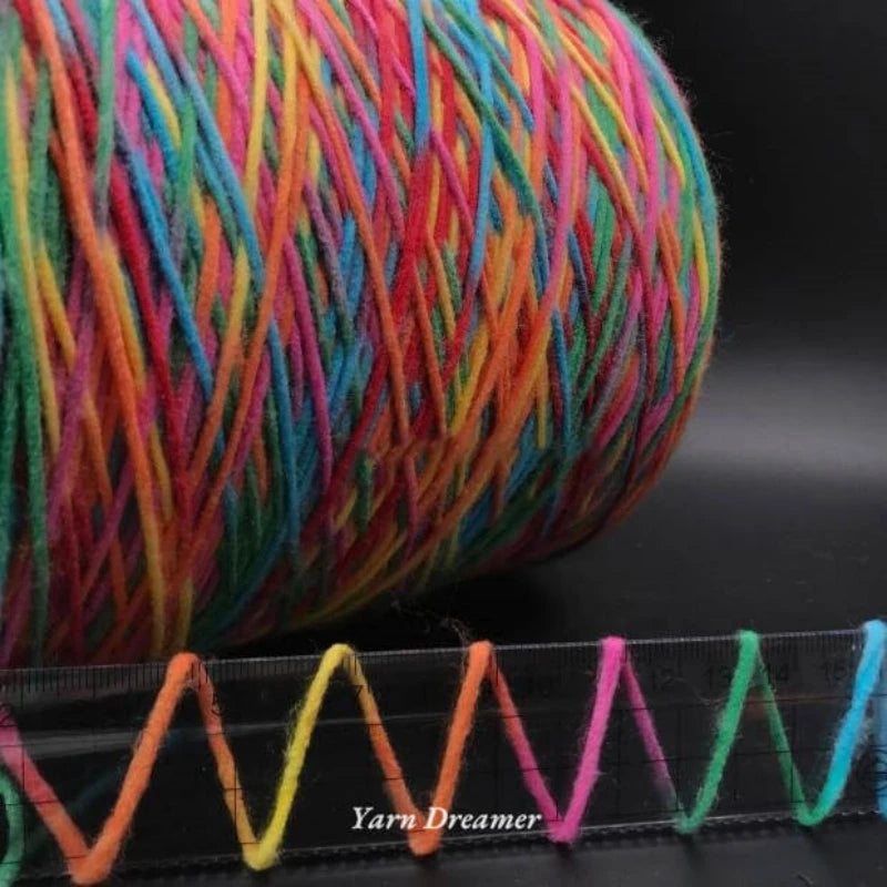 Crochet Yarn, Colorful Gradient Knitting Yarn, 100g Hand Knitting Thread, Perfect for Scarves, Shawls, Hats, Crochet Projects