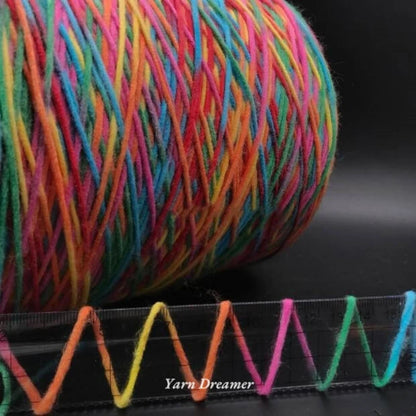 Crochet Yarn, Colorful Gradient Knitting Yarn, 100g Hand Knitting Thread, Perfect for Scarves, Shawls, Hats, Crochet Projects