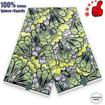 100% Cotton Soft Original Guaranteed Veritable African Real Wax Fabric Ghana Nigeria Style Ankara Wax Batik Fabric