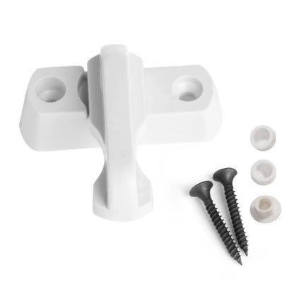 Plastic Upvc Child Safe Security Window Door Sash Lock Handle Safety Type Home Window Lever T Door Balcony Lock - White